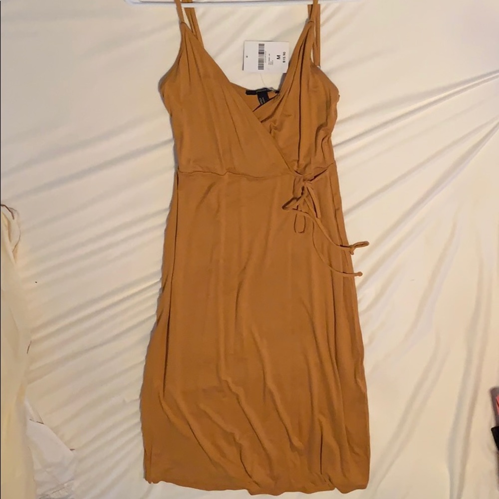 Gold/mustard wrap dress